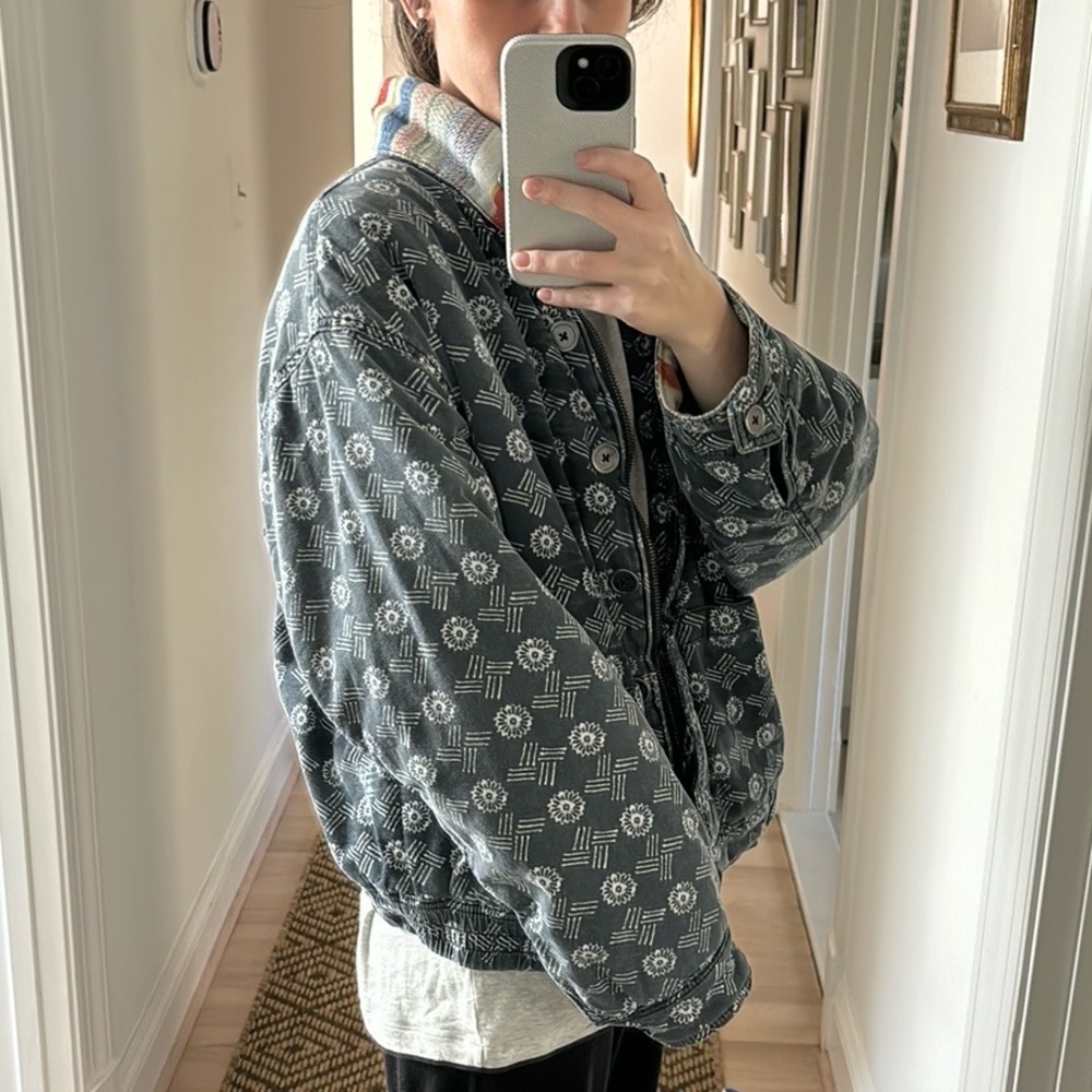 Free People Mackenzie Quilted Bomber Jacket